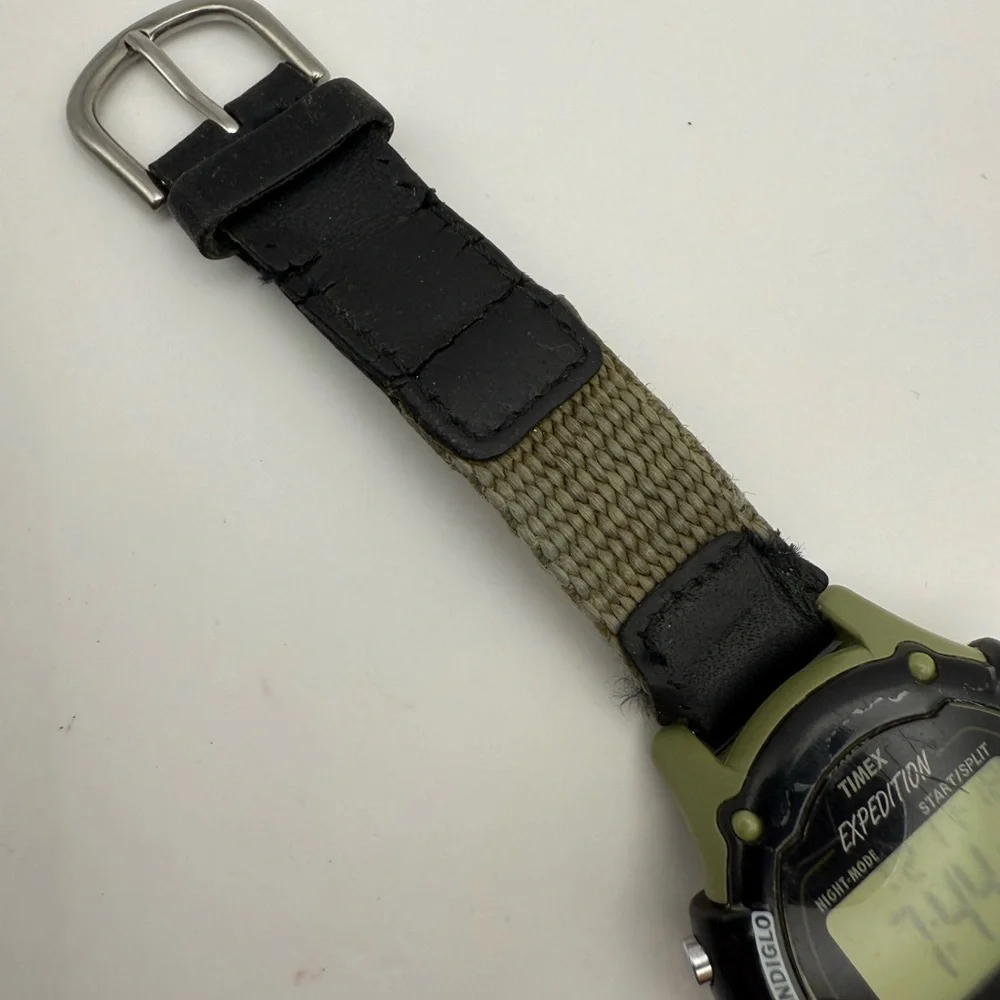 Timex Expedition Chrono Alarm Timer 41mm Digital Women's Watch (New Battery)